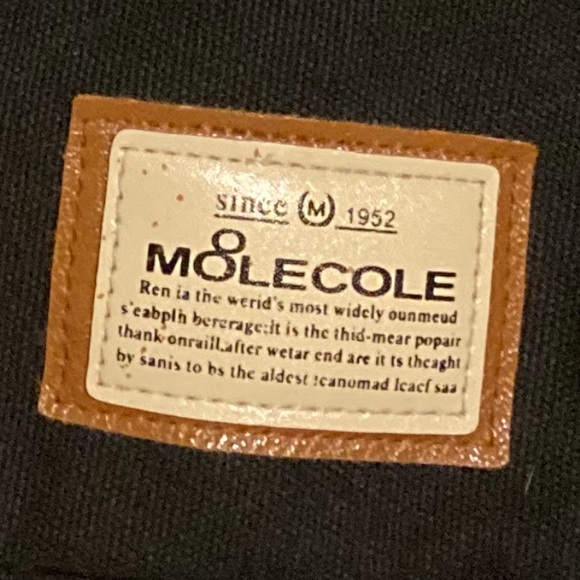 *SOLD Black Cat Canvas Backpack with Ears - Used/Good - Picture 3 of 3